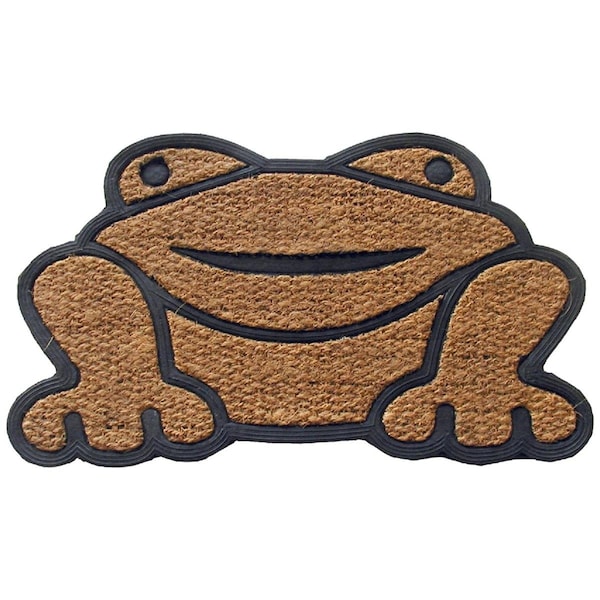 Geo Crafts Geo Crafts G112 FROG 18 x 30 in. Panama Tuffcor Frog Doormat G112 FROG - main